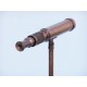 17" Antique Copper Telescope With Stand